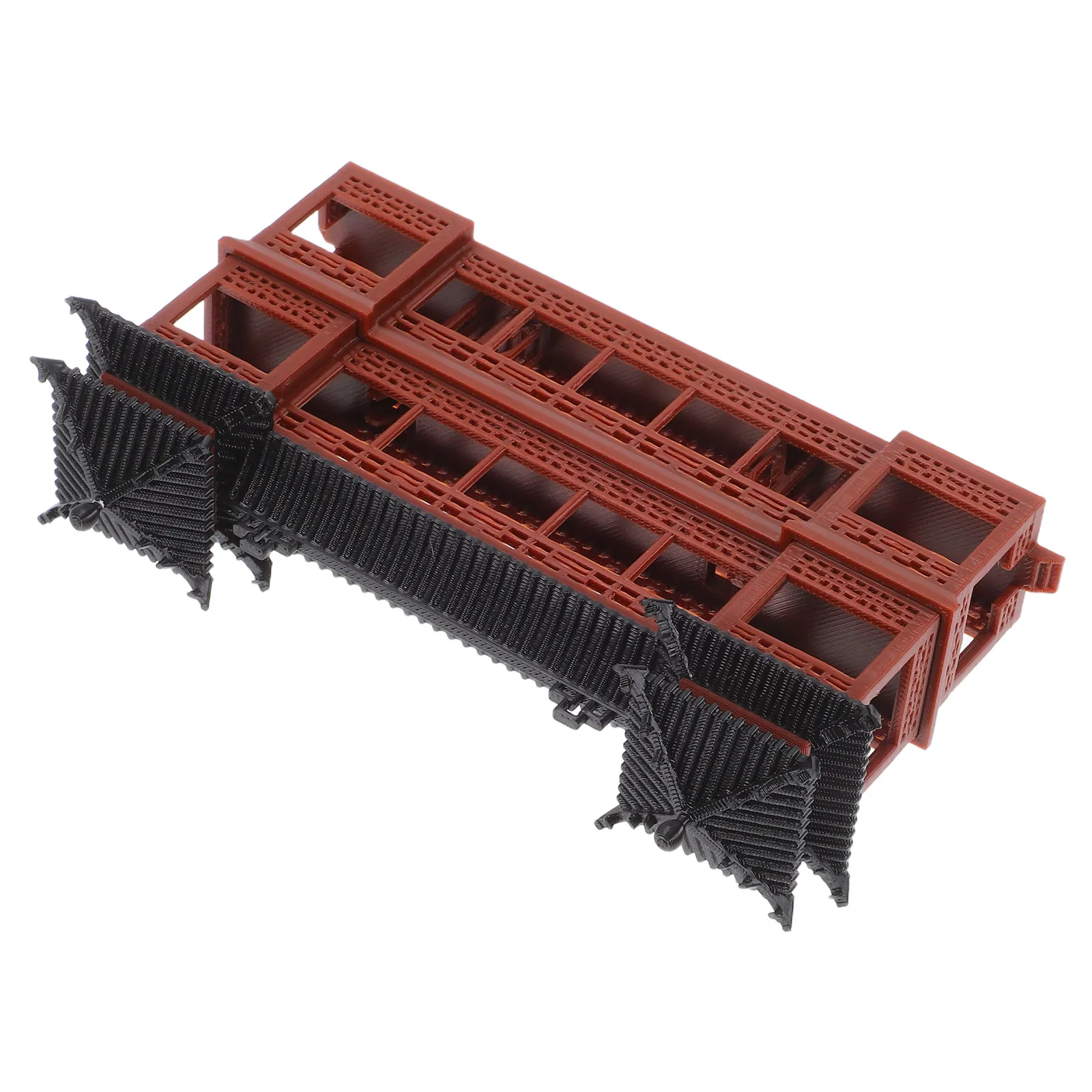 

Micro Pavilion Chinese Style Ancient Building Miniature Plastic Pavilion Decor for Home Office Garden Micro Landscape