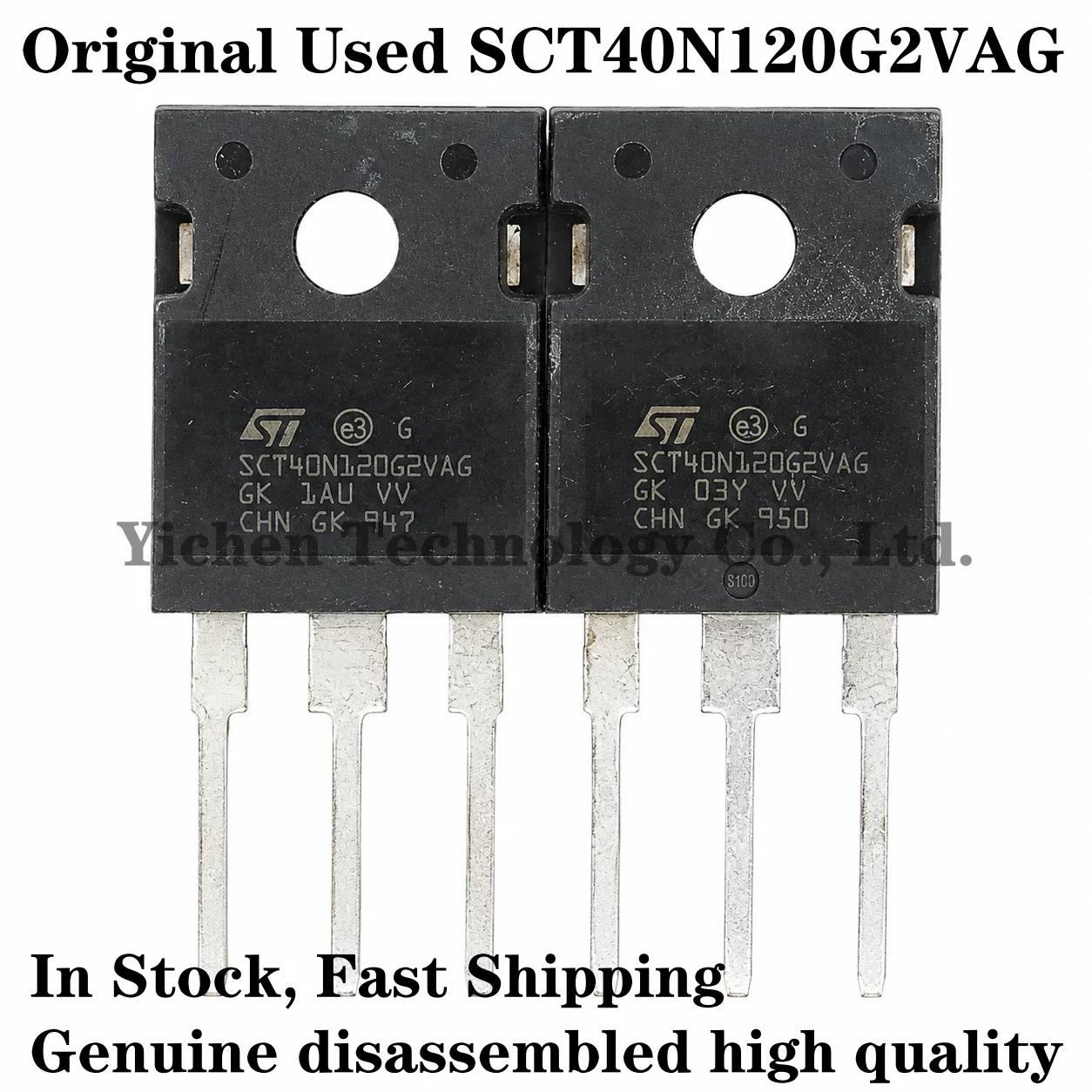 5pcs-10pcs Original disassembly SCT40N120G2VAG 33A 1200V SiC Silicon Carbide MOSFET TO-247 In Stock
