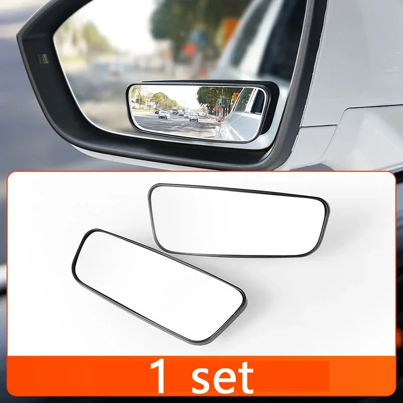 

NEW 2PCS Car Side Mirrors Blind Zone Mirrors 60 Degree Wide Angle Additional Spherical Dead Zone Mirrors on Regular