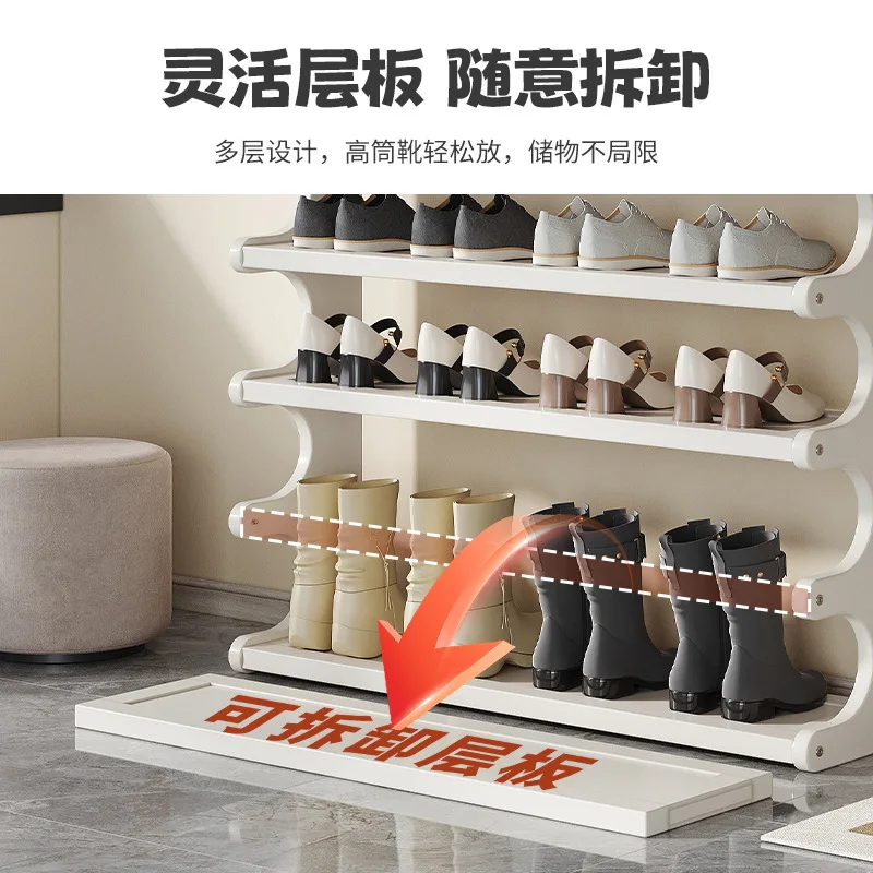 

Shoe rack multi-layer household door small narrow shoe cabinet storage artifact shoe rack floor-to-ceiling multi-layer sh