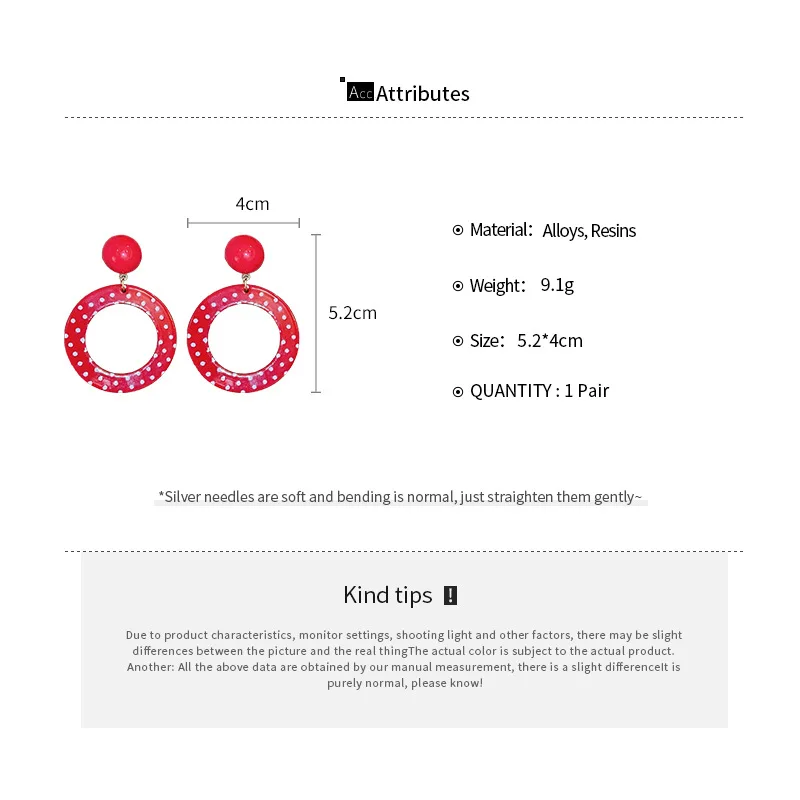 NISHIZAWA Hollow Polka Dot Hoop Earrings Retro Fashion Earrings Light Luxury Exaggerated Earrings for Women