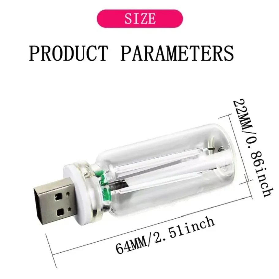 

3PCS/lot USB LED Filament Glass Bulb 5V Touch Dimming Retro Edison Bulb Night Light Car Decoration Eye Protection Led Lighting