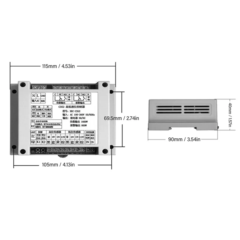 ABUG-Automatic Water Level Controller Water Pump Float Switch For Tank Water Automatic Filling
