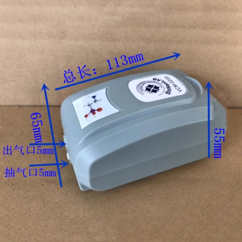 Portable Mini Diaphragm Vacuum Pump for Filtration Liquid Sampling Gas Collection Oil-Free Pressure Pump Microfiltration Pump