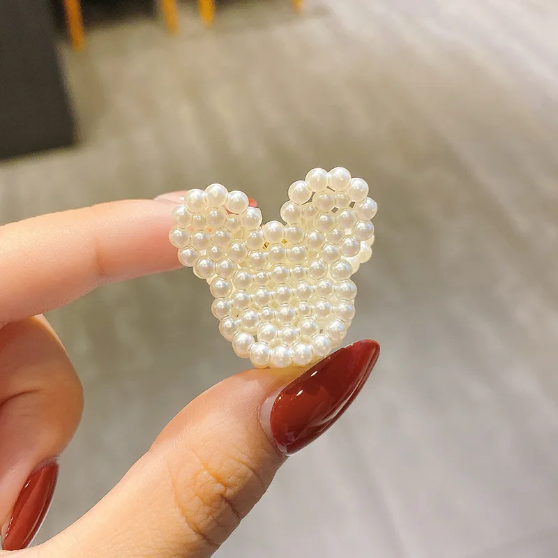 Neue Kleine Perlen Acryl Haar Klaue Clips Kleine Größe Make-Up Haar Styling Haarspangen Für Frauen Nette Mini Klaue Clip Haar Zubehör – Detail 23