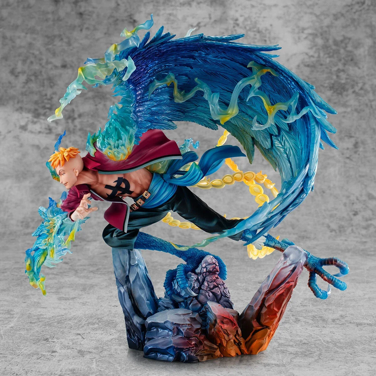 One Piece Original MegaHouse MAS-MAXIMUM Marco Action Figure Genuine Collectible Model Ornament Decoration Dolls Ornament Gifts