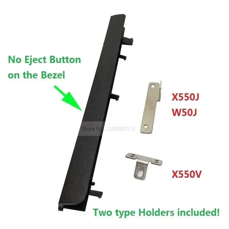 Replacement DVD ODD Optical Drive Panel Bezel Door Decorative Cover Rear Bracket Hook for Asus X550 A550 K550 F550 W50 Series
