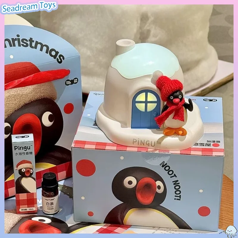 MARTUBE Pingu Snow House Humidifier Mini Household Desktop Humidifier Ultra Quiet Mist Humidifier For Bedroom Ornament Gift view 3