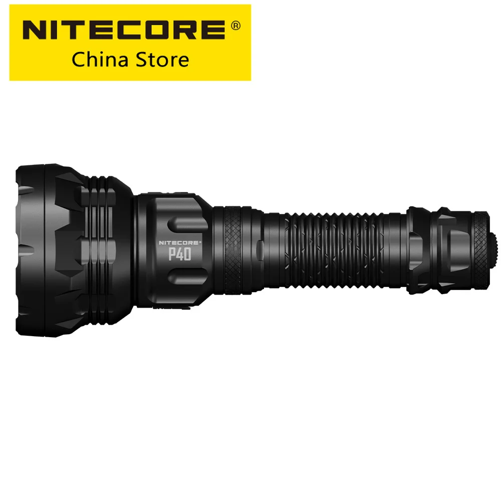 

2026 NITECORE P40 2000 Lumen 21700 Rechargeable Tactical Flashlight Spotlight Floodlight Adjustment 2900 Meters Distance Hunting