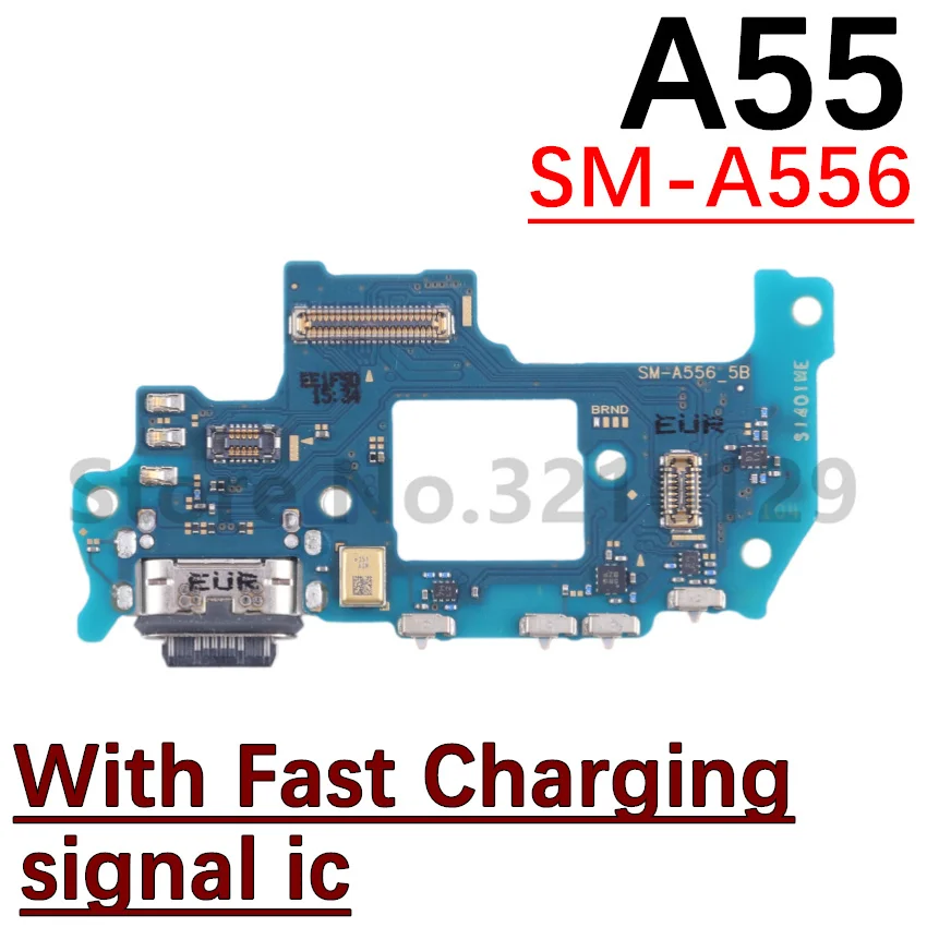 For Samsung Galaxy A55 A35 A25 A15 A05 A05s A04 A04e A04s USB Charge Charging Port Dock Connector Mic Board Flex Cable