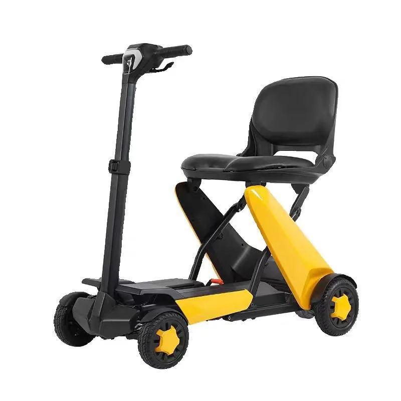 

Mobile phone remote control folding intelligent ultra-light aluminum alloy electric four-wheeler