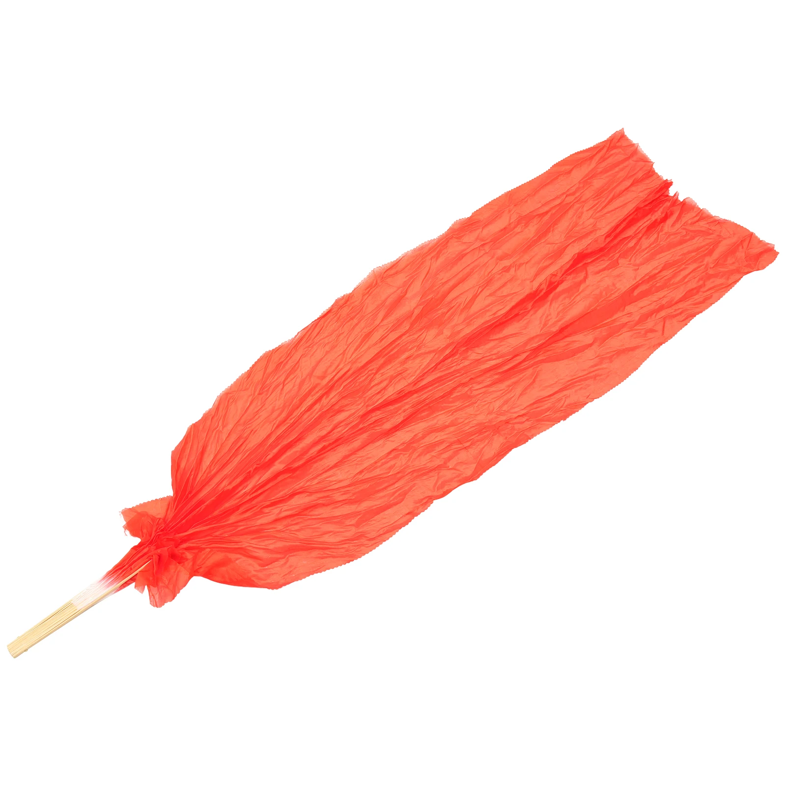 

Fans Fabric Lengthened Silk Handmade Bamboo Structure Performance Wedding Party Favors Decorative Stage