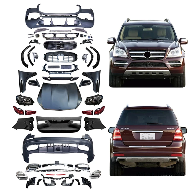 Applicable for Benzz GL164 Upgrade GLS X167 Surround Kit Front and Rear Bumper Assembly Headlight and Tail Light Modification