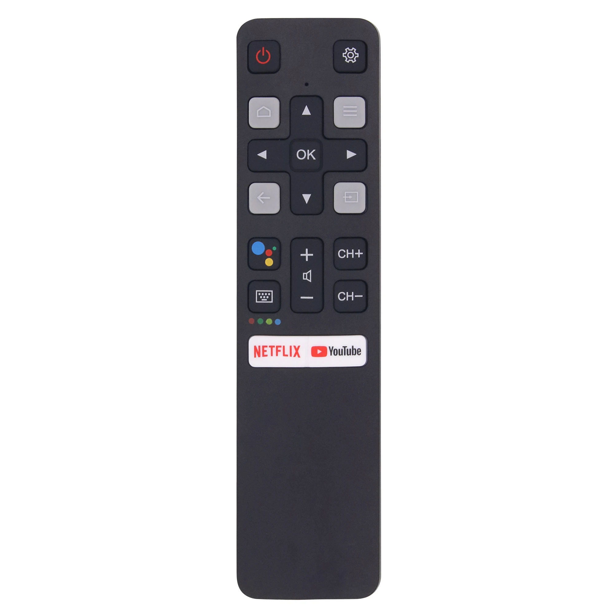 Replacement for TCL-Android-TV-Remote New Upgraded RC802V for TCL Smart TVs with Netflix YouTube shortcut