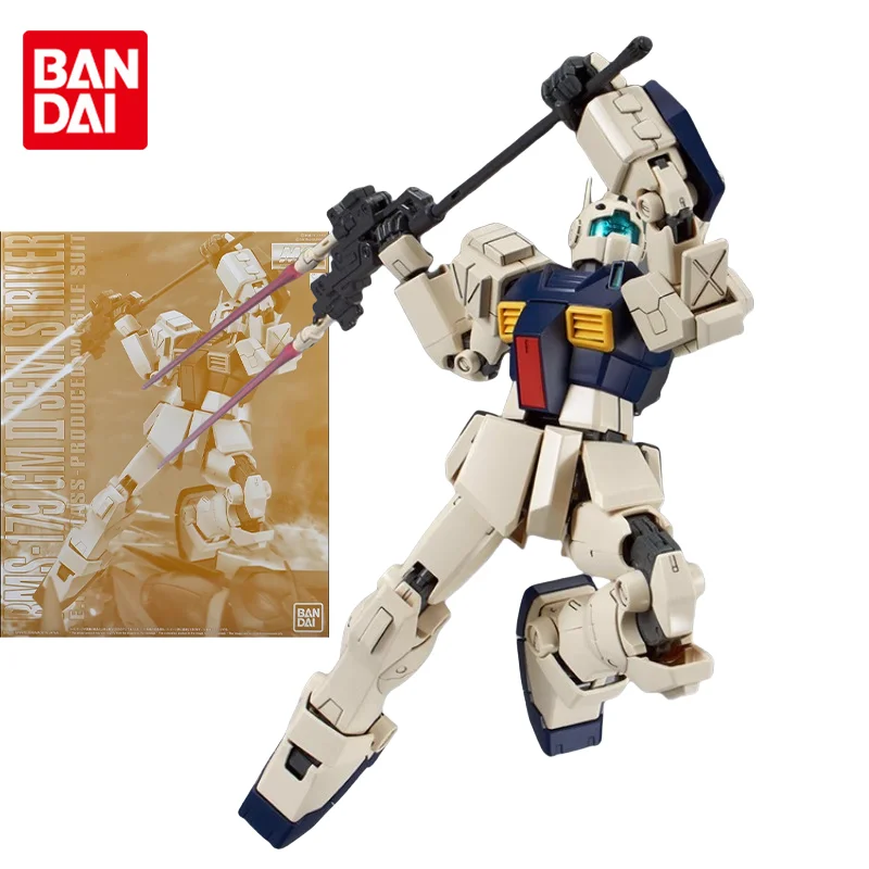 

Bandai Original Gundam Model Kit Anime Figure MG 1/100 RMS-179 SEMI STRIKER Action Figures Toys Collectible Gifts for Children
