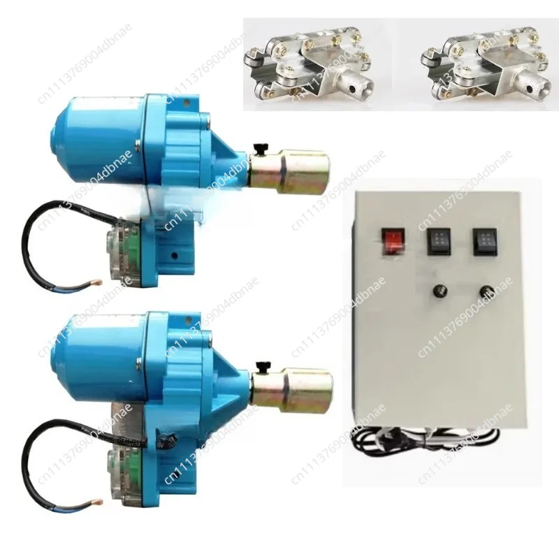 1 set Greenhouse Electric Film Roller Roll Up Motor +Climbers+power supply, DC24V Electric Film Winding Machine Roll machine