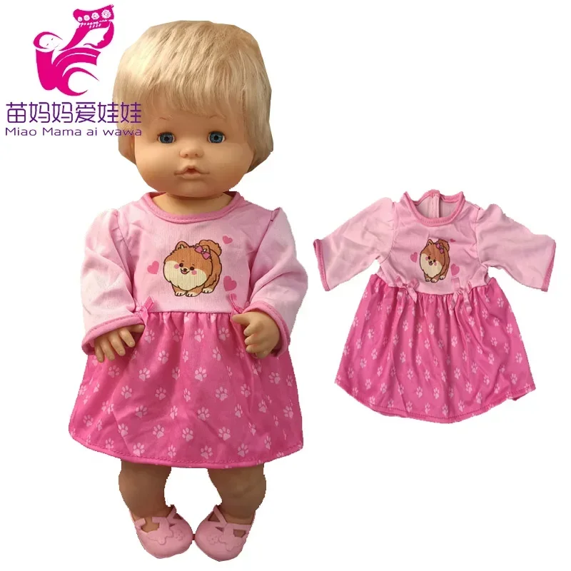 Clothes for Baby Doll 40cm Dress for Nenuco Ropa Y Su Hermanita 35 cm Doll Clothes