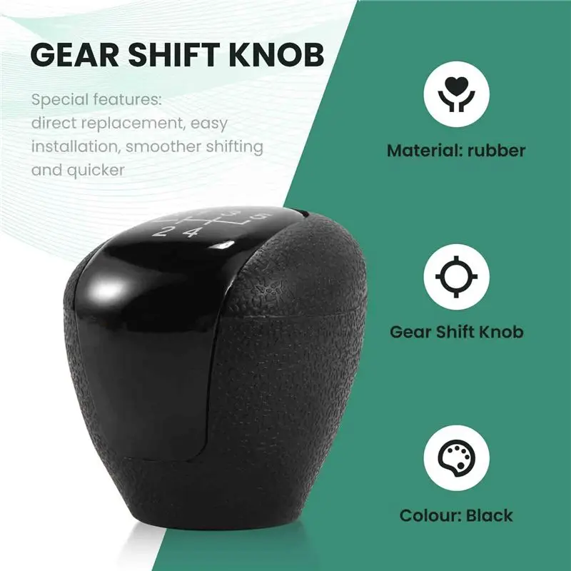 A67K-5-Speed MT Gear Shift Knob For Buick Excelle Lacetti Nubira Daewoo 08-12 Shifter Ball Lever Pen POMO For