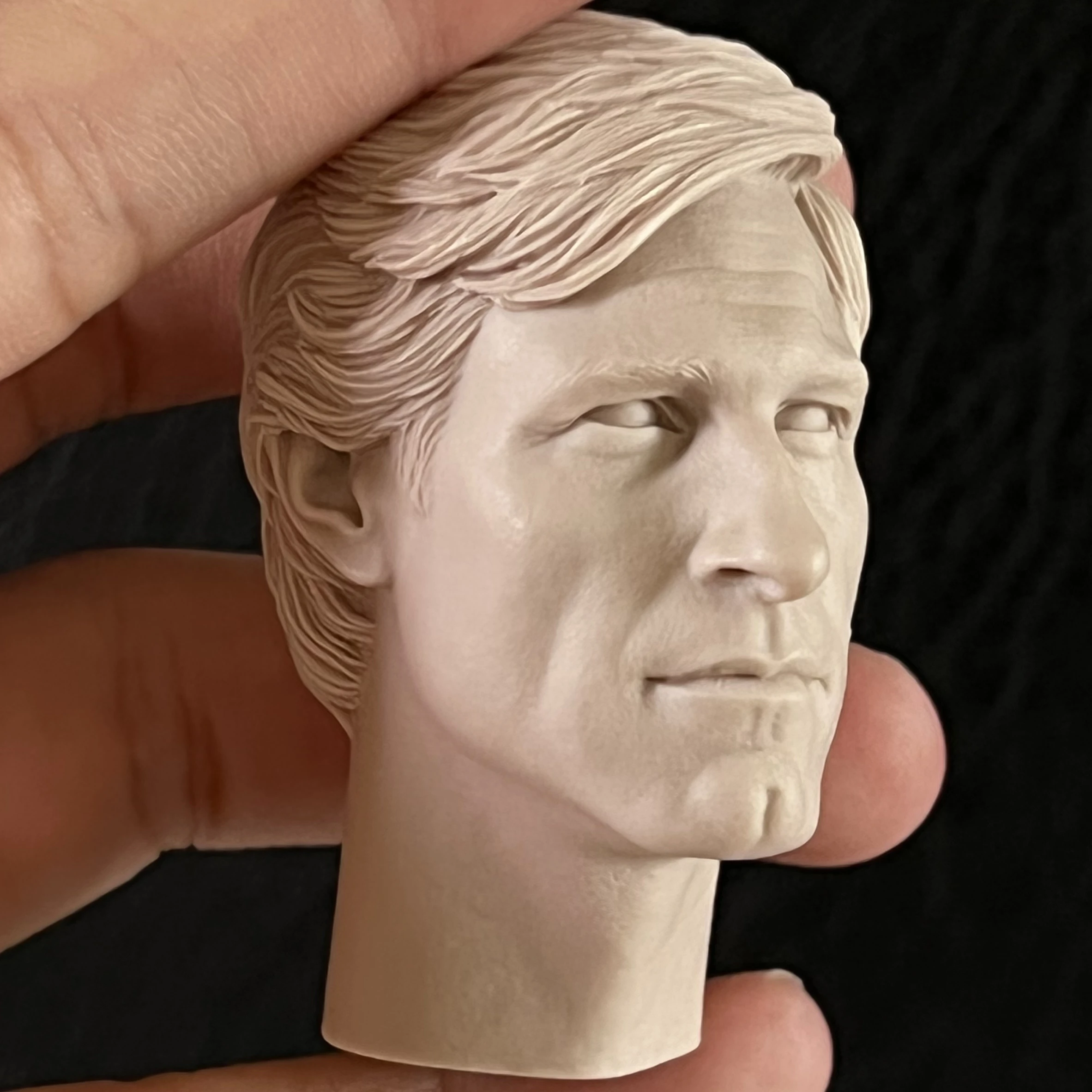 1:6 Cast Resin Figure Puzzle Kit Figure Head (Harvey Dent) Unpainted Sculpted Model (50mm)