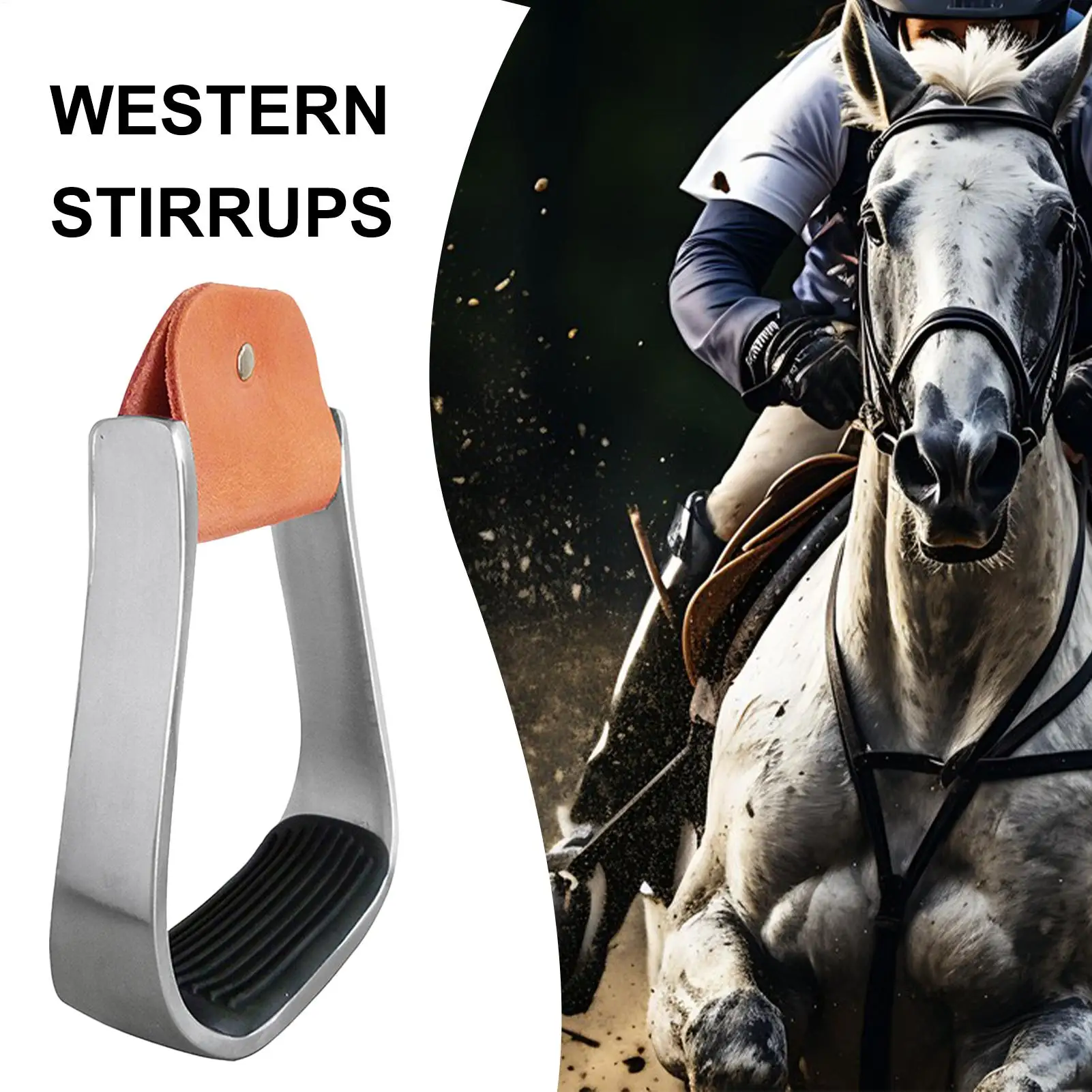 

Стремена в стиле вестерн, мягкая алюминиевая шестерня, безопасная конская стремя для киоска, стабильная пастбища, ферма, ранчо, рабочие тренировочные соревнования