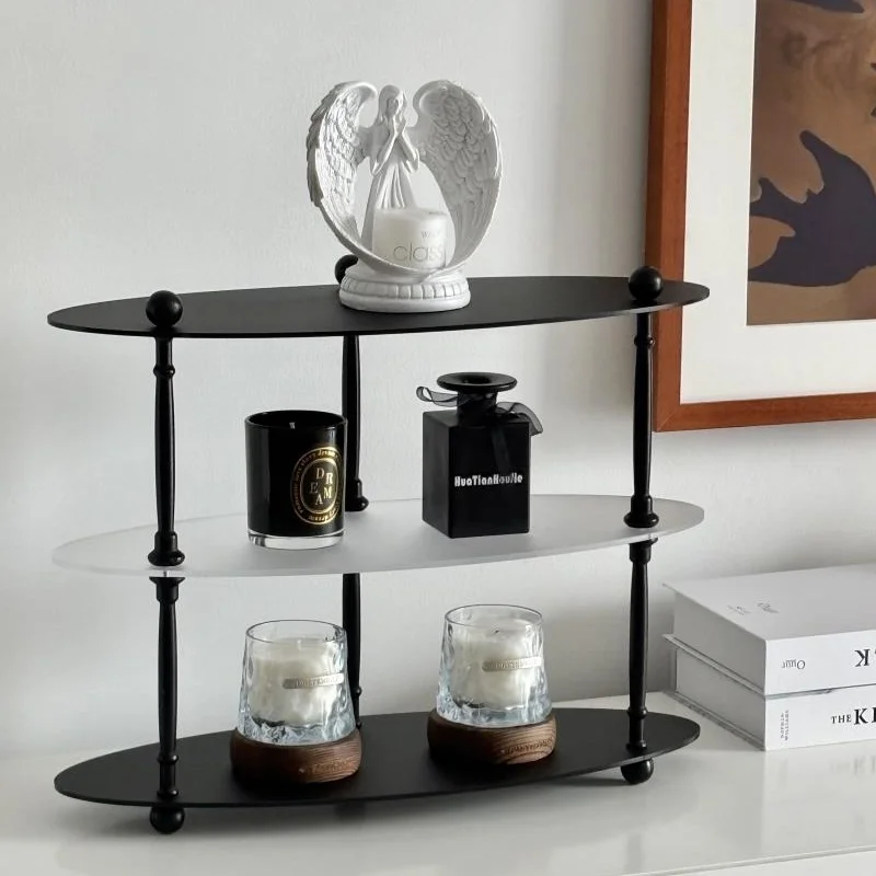 

Desktop retro multi-functional storage rack Cosmetics acrylic rack