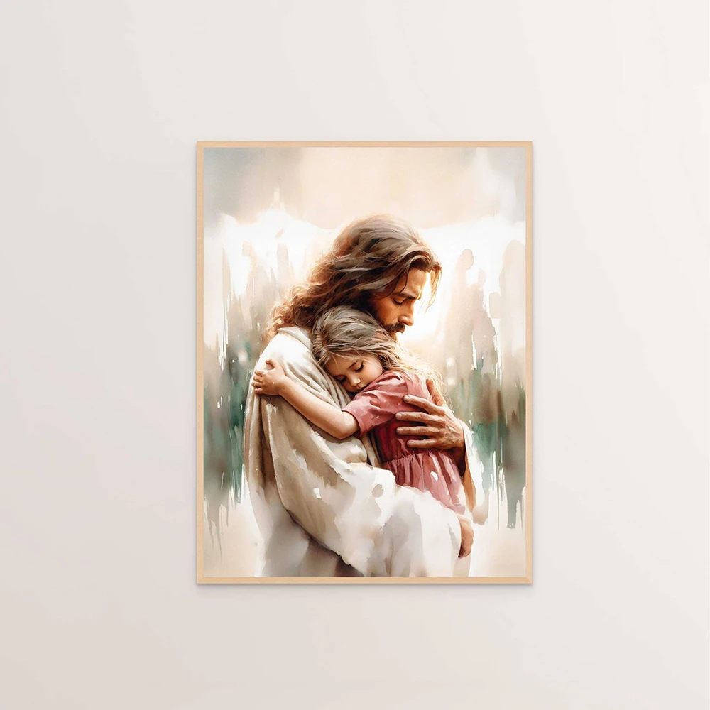 Jesus Christ Portrait Wall Art Print product image