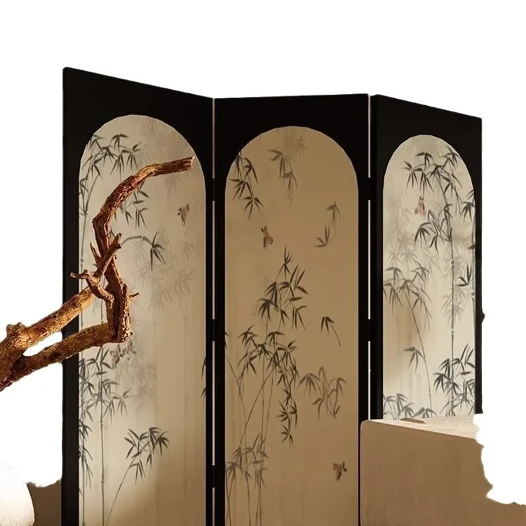 Partizione schermo personalizzabile in stile cinese, parete divisoria ingresso soggiorno