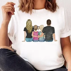 Women Family Trend New Lovely Mom Mama Tee Fashion T Shirt Graphic T-shirt Short Sleeve Female Cartoon Top Ladies Clothing