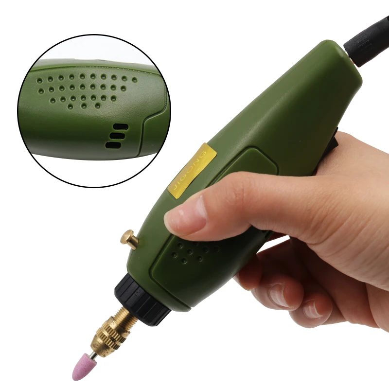 Green Grinder Set and Accessories Speed Rotary Tool Dremel Engraver Charging Electric Drill Engraving Pen for Polishing Carving