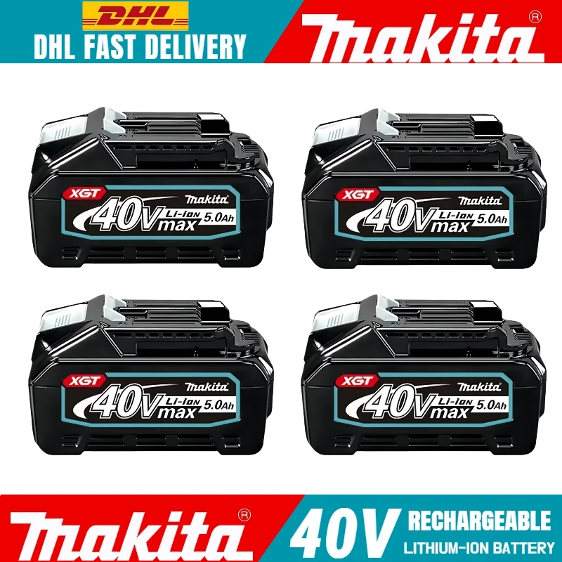 

original makita 40v XGT Lithium ion battery 5.0Ah Rechargeable replacement battery, BL4020,BL4025,BL4050,BL4080 40v XGT battery