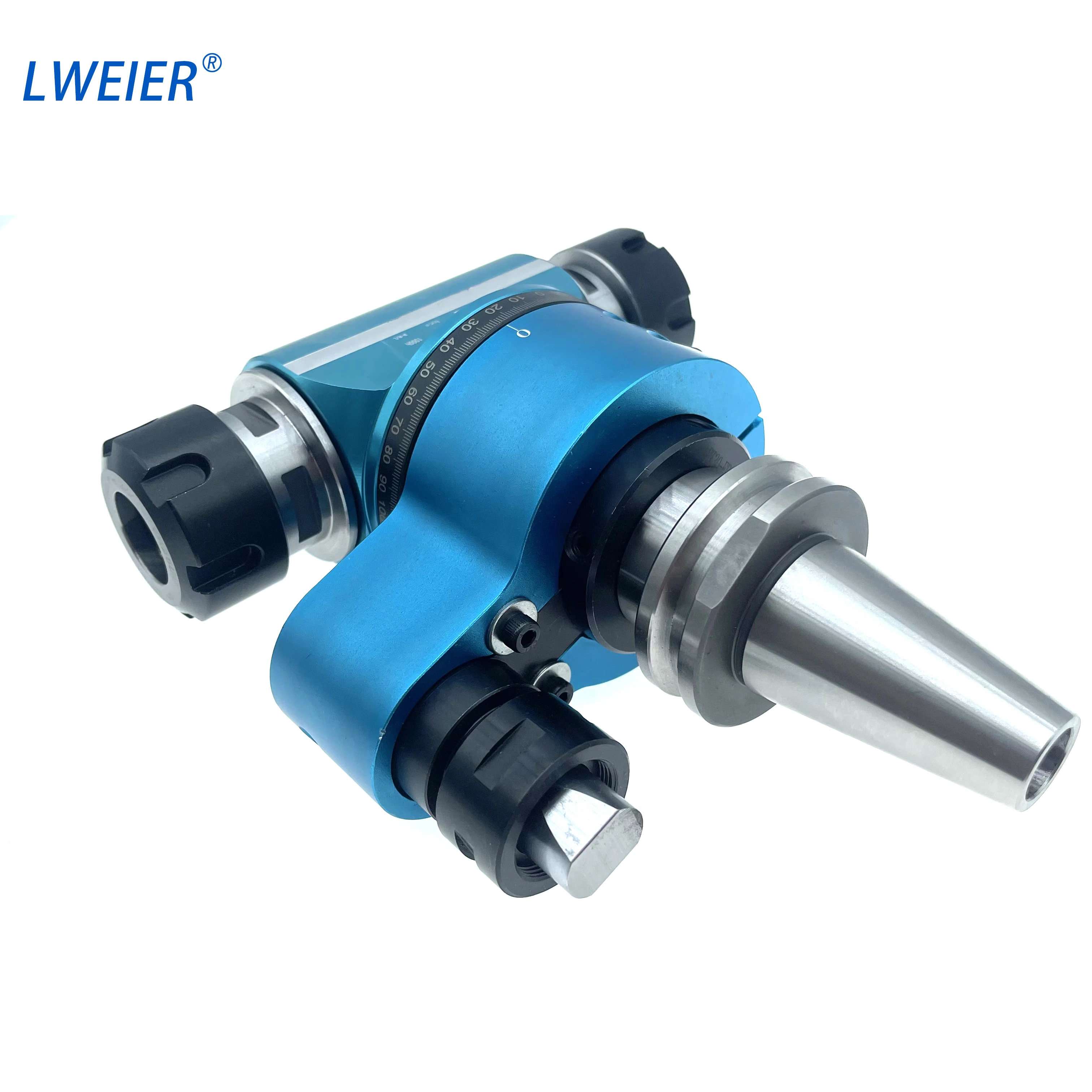 

Фрезерная головка LWEIER CNC с углом 90 градусов ISO30 40 50-ER16 ER20 ER32 ER40 для фрезерного станка