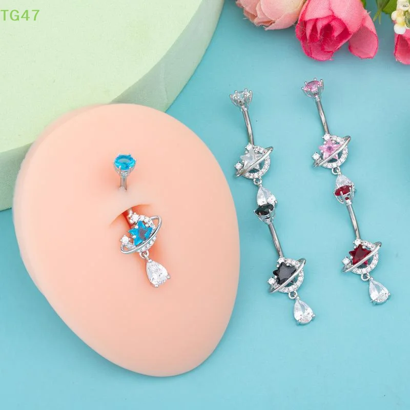 【LS】Crystal Dangle Belly Butto - Body Jewelry Universe recension och pris