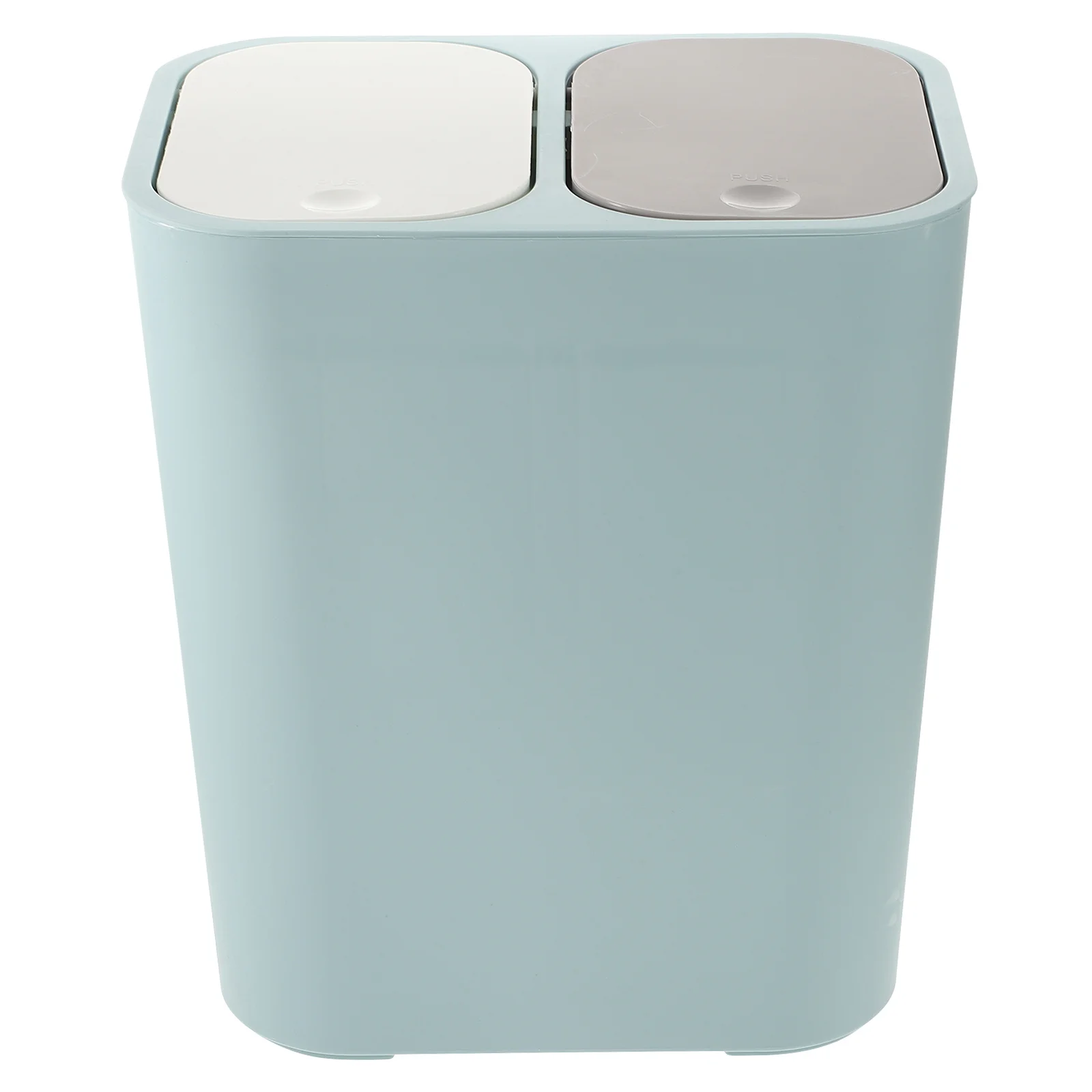 

Dry Wet Classified Trash Can Large Capacity Dual Compartment Household Waste Bin Kitchen Rubbish Bin with Lid Garbage Can