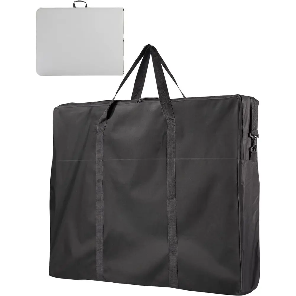 

6ft Folding Table Carry Bag - Waterproof, Heavy-Duty Portable Storage with Zipper and Shoulder Strap for Picnic/Camp Tables