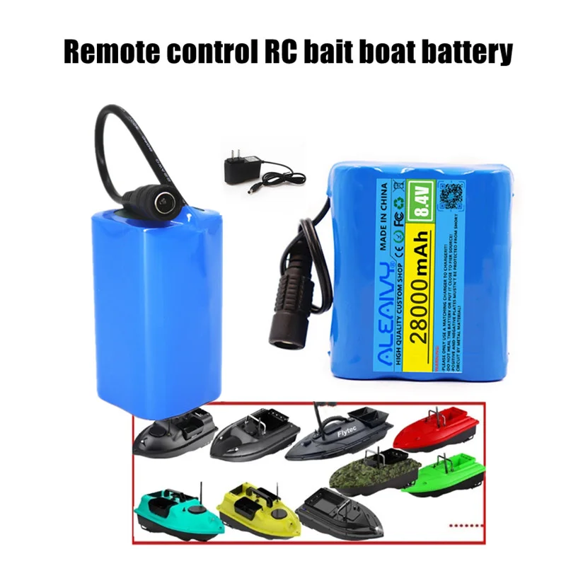 

7.4v/8.4v 5600Mah 18650 Battery For T188 T888 2011-5 V007 C18 H18 So on Remote Control RC Fishing Bait Boat Parts with charger