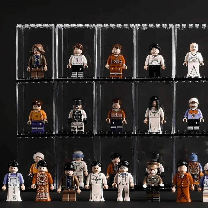 Compatible with Lego doll window, transparent dust-proof shelves are used to store and display building blocks and storage boxes - view 4