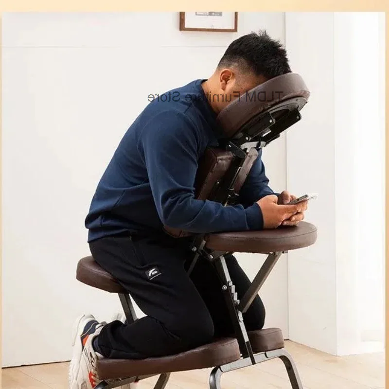 with Foldable Stool Portable Gua Massage Chair Carry Adjustable Sha Ergonomic Lightweight Therapy Tattoo Acupuncture Bag