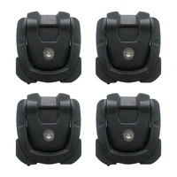 Ganchos para maletero de coche, organizador de montaje de carga trasera, red de equipaje, gancho de sujeción, negro y blanco, para Nissan Navara NP300, 4 Uds.