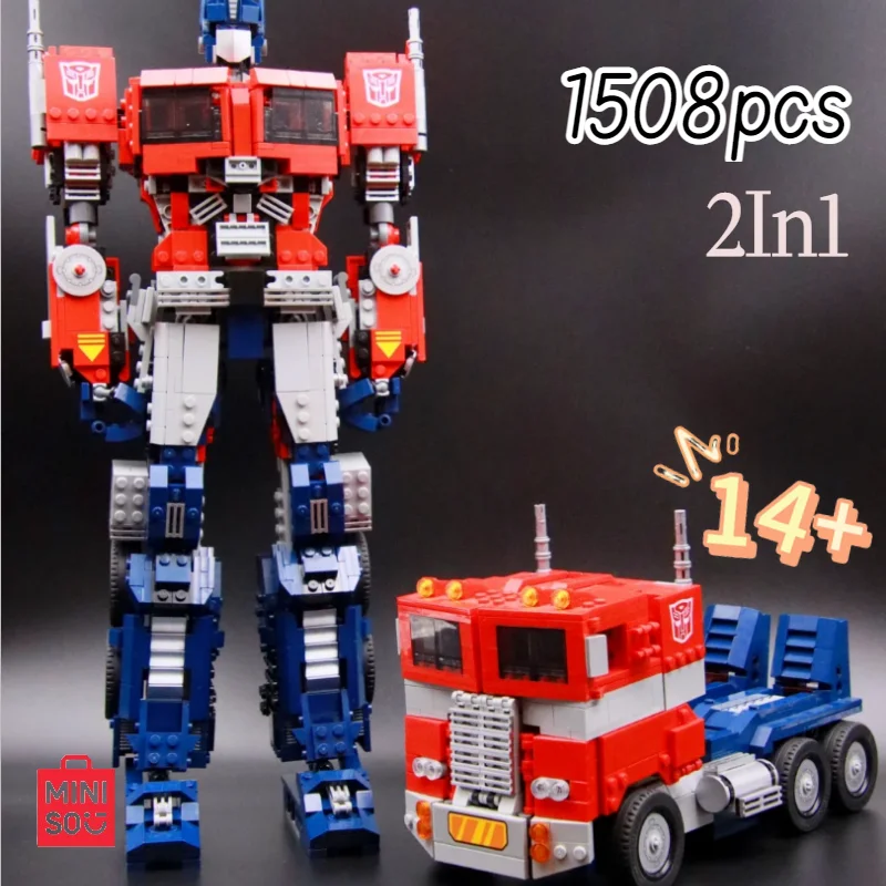 Promotion de noël 1580 pièces Transformation technique Robot camion créatif 2In1 modèle 10302 blocs de construction briques ensembles cadeaux jouet