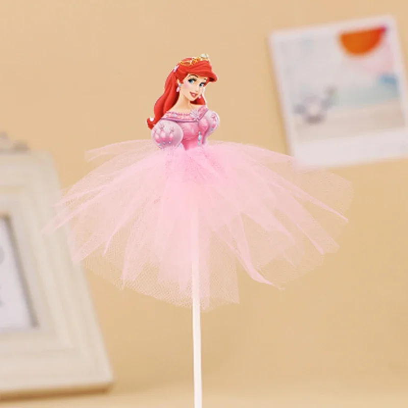 أغطية كب كيك الأميرة المجمدة سندريلا إلسا سنو وايت كعكة توبر زينة لاستحمام الطفل الفتيات لوازم حفلات أعياد الميلاد