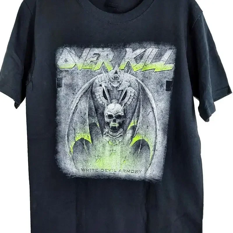 Overkill White Devil Armory T Shirt Classic Black S 5Xl