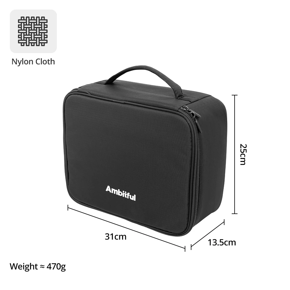 Ambitful Zoom P7 Multi-functional Photography Storage Bag for Camera Lights, LED Light, Drone Flash Trigger Storage Storage Bag