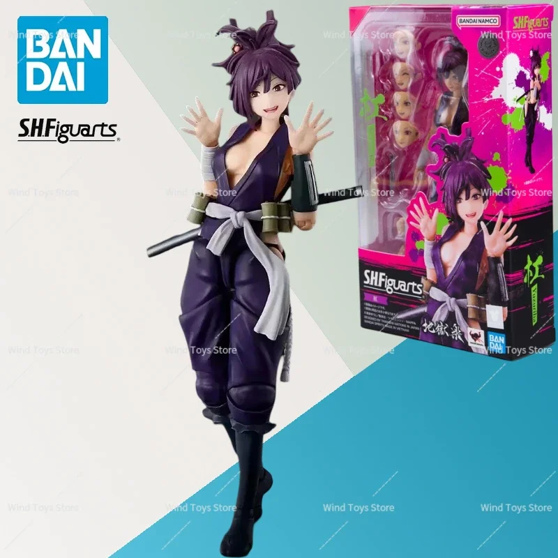 

In Stock Original Sh Figuarts Shf Hell's Paradise Yuzuriha Action Figures Model Toys Anime Figura Pvc Gift
