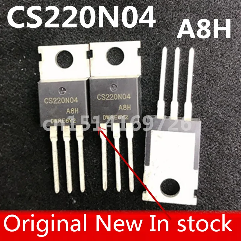 Original 10pcs/lot CS220N04  CS220N04A8H TO-220 40V 220A   convert integrated circuits In stock