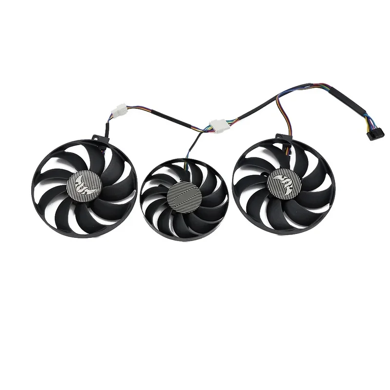 90MM 7Pin GPU Cooling Fan T129215SU T128010SU For ASUS TUF X3 EVO OC RX5600XT RX5700XT Video Card view 6