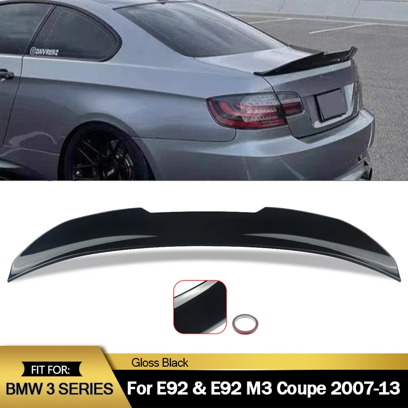 

MagicKit FOR BMW 3 SERIES E92 Coupe 2 Door 2007-2013 PSM STYLE GLOSS BLACK Car Rear Trunk Lip Spoiler Wing Lip