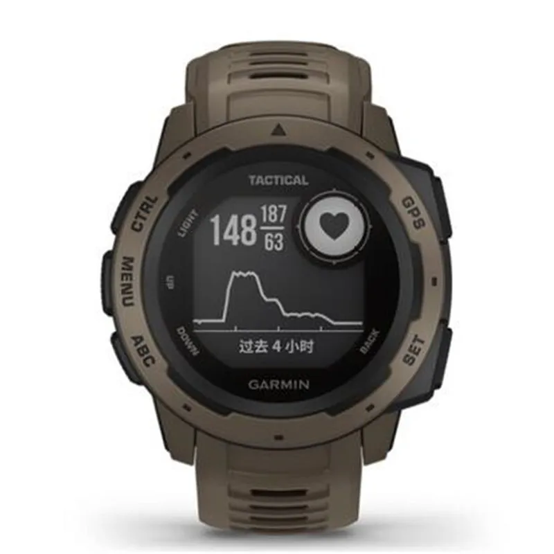 Garmin instinct Tactical version RAM 16MB ROM 10MB GPS+GLONASS+GALILEO+BeiDou