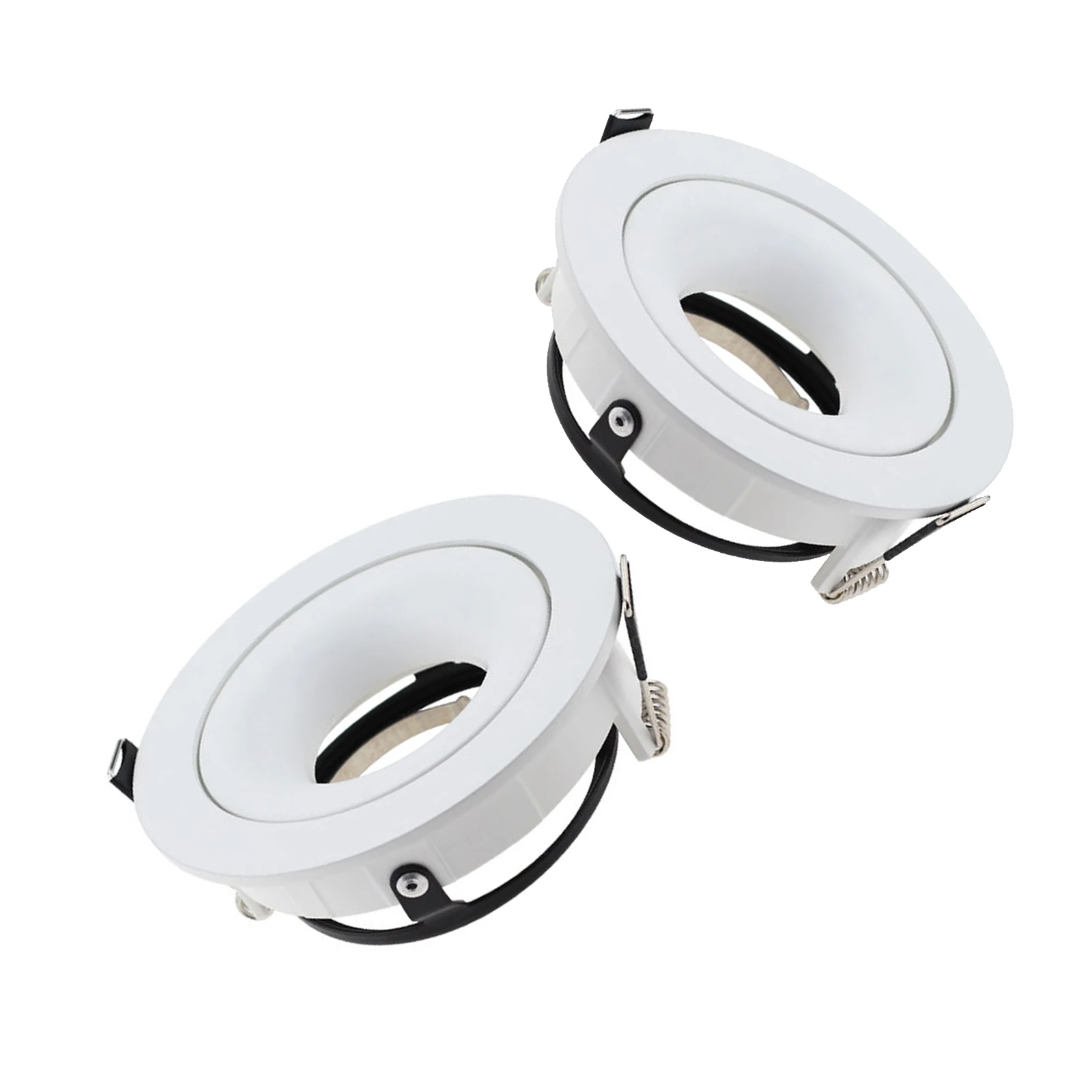 Recessed Ceiling LED Ceiling Trim Rings Halogen Bulb GU10 MR16 Fitting Fixture Frame Spot Light Bracket for Home Illumination