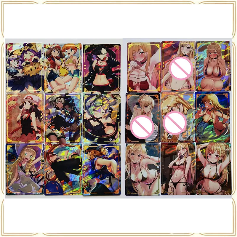 

Anime Goddess Story DIY ACG Sexy Card Nami Nico Robin Collectible Card Toys for boys Christmas birthday present