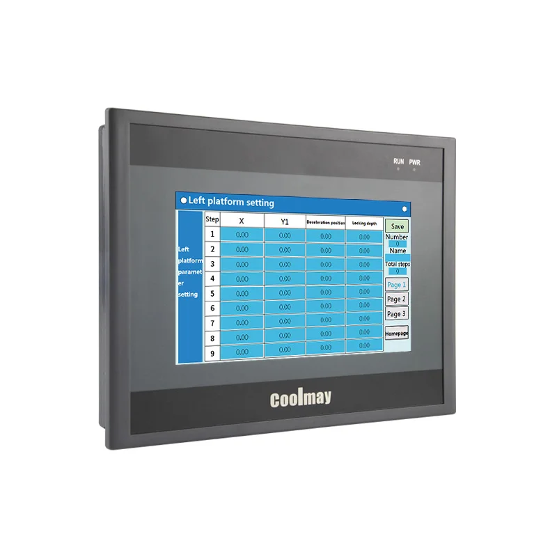 Painel de Toque Coolmay-hmi com Porta Ethernet Tft True Color 1024*600 Pixels Tk8070hd 7